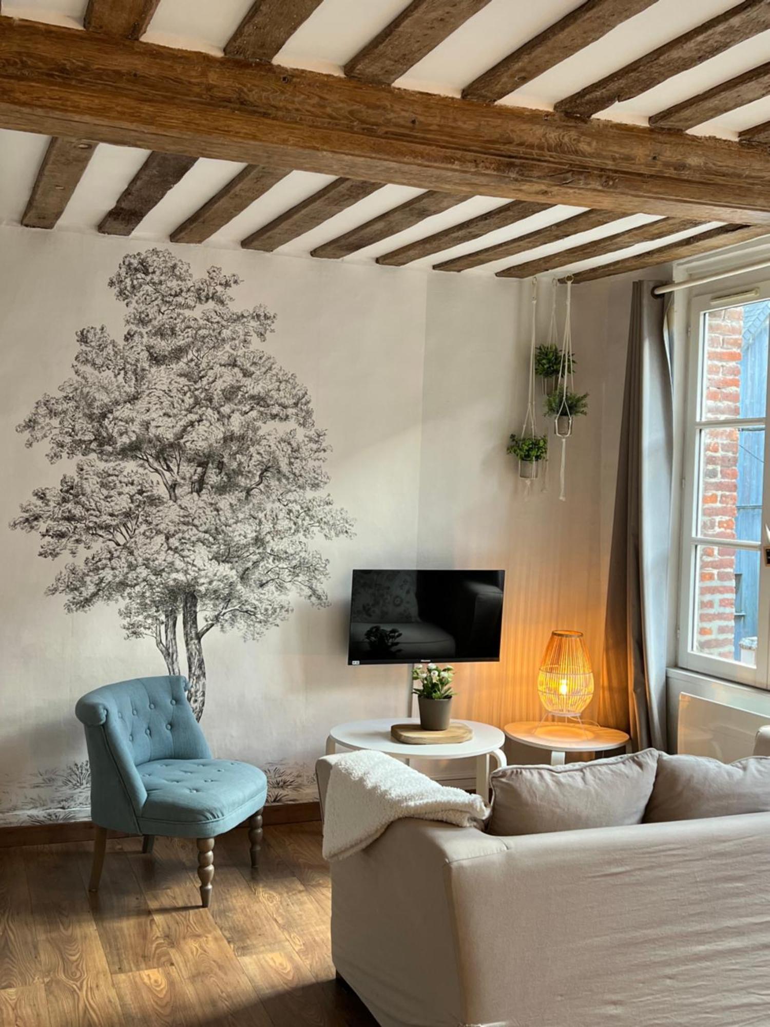 Une Pause Chez Julien, Appartement Lumineux Et Idealement Situe! 翁弗勒尔 外观 照片