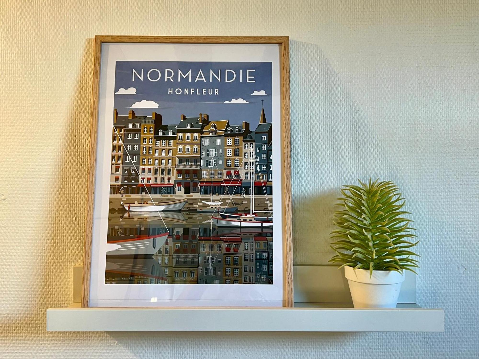 Une Pause Chez Julien, Appartement Lumineux Et Idealement Situe! 翁弗勒尔 外观 照片
