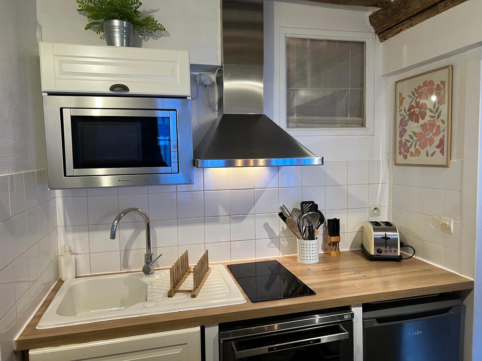 Une Pause Chez Julien, Appartement Lumineux Et Idealement Situe! 翁弗勒尔 外观 照片